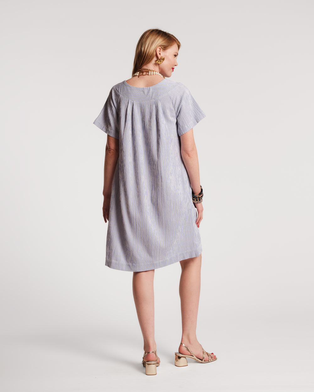 Easy Dress - Seersucker Dresses Frances Valentine
