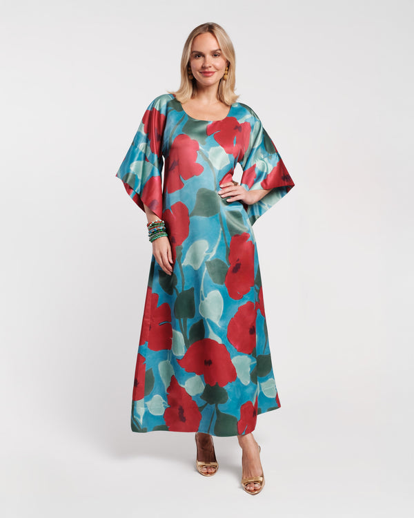 Spinnaker Maxi Dress - Floating Floral Dresses Frances Valentine