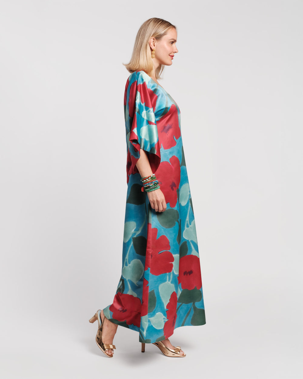 Spinnaker Maxi Dress - Floating Floral Dresses Frances Valentine