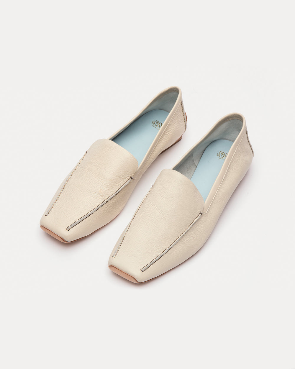 Elyce Loafer - Leather Oyster Loafers Frances Valentine