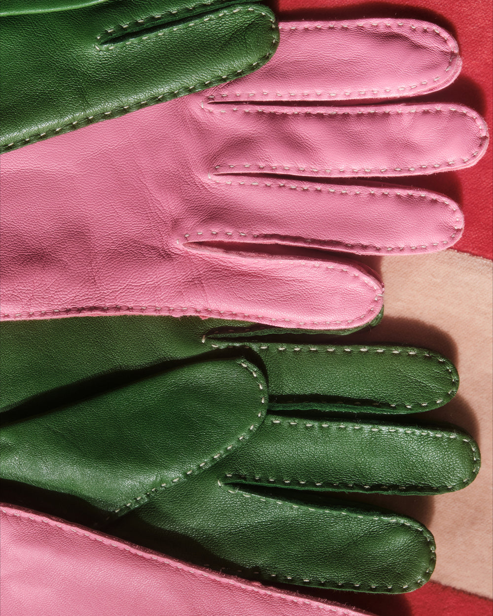 Vintage Driving Glove - Pink Gloves & Mittens Fownes