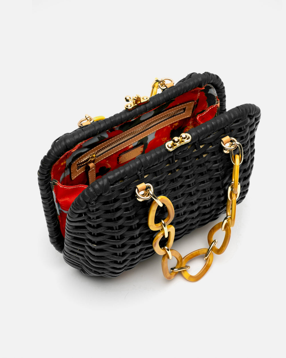 Hen Wicker Basket - Black Basket Frances Valentine
