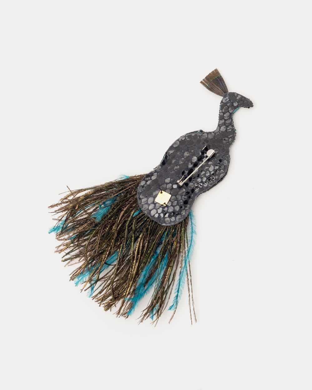 Peacock Brooch Brooch Frances Valentine