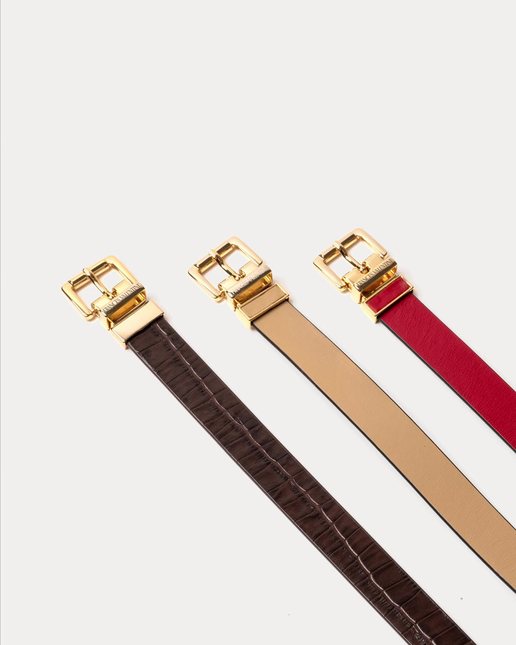 Reversible Square Belt - Camel Belt Frances Valentine