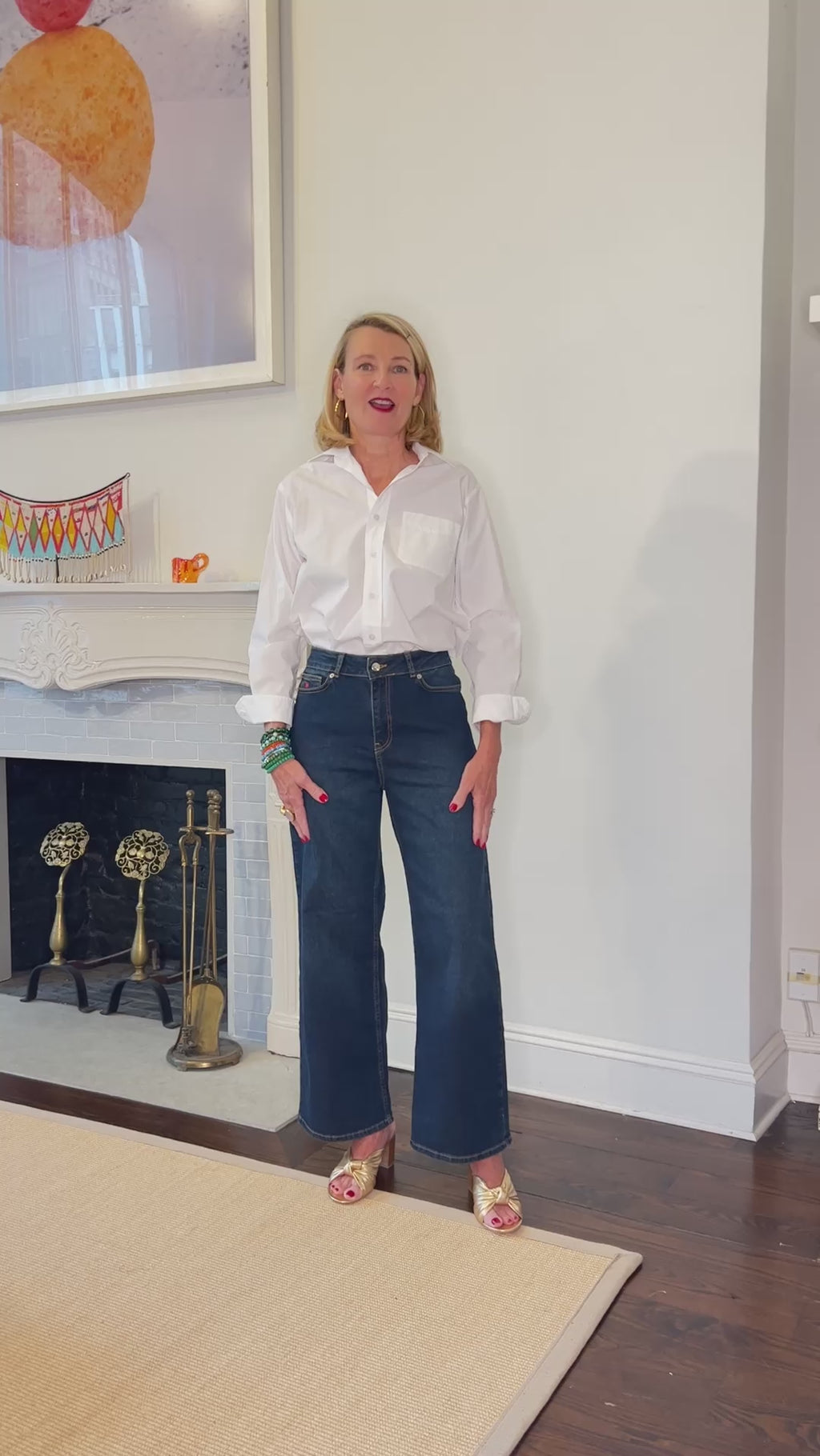Ace Jean Stretch Denim Pants Frances Valentine