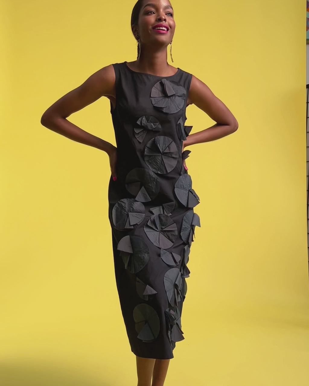 Origami Dress - Black Dresses Frances Valentine