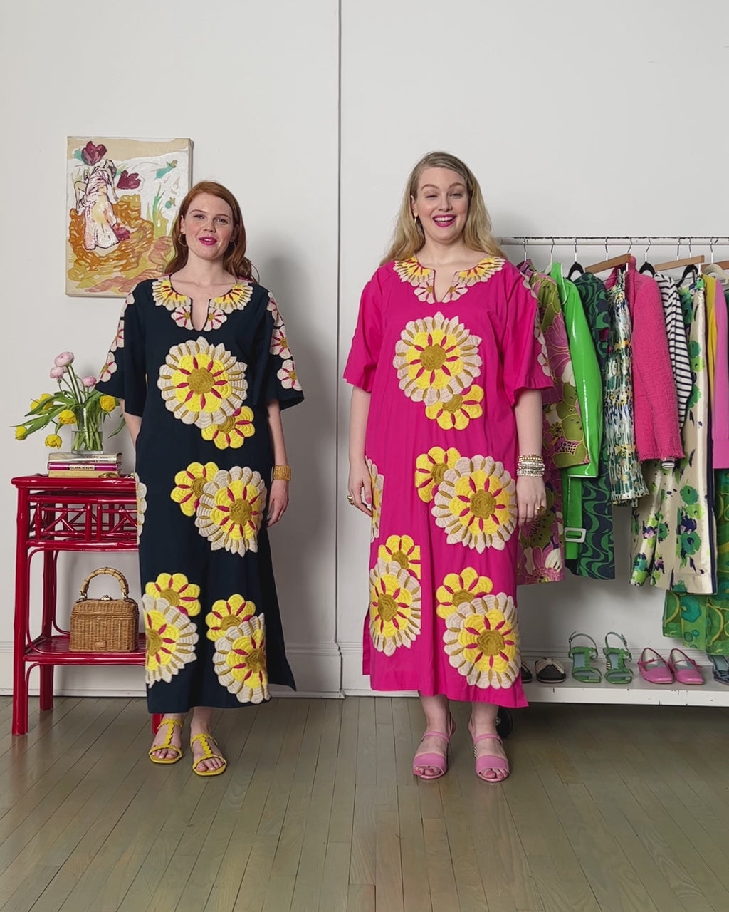 Delightful Caftan - Sunrise Coral Dresses Frances Valentine
