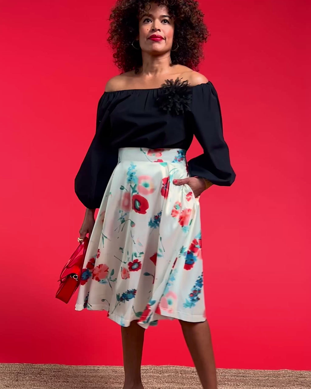 Shelley Midi Skirt - Bellissima Skirts Frances Valentine