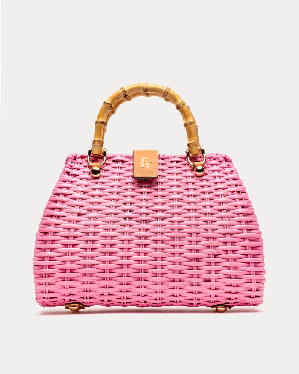 Rooster Wicker Basket - Pink Basket Frances Valentine