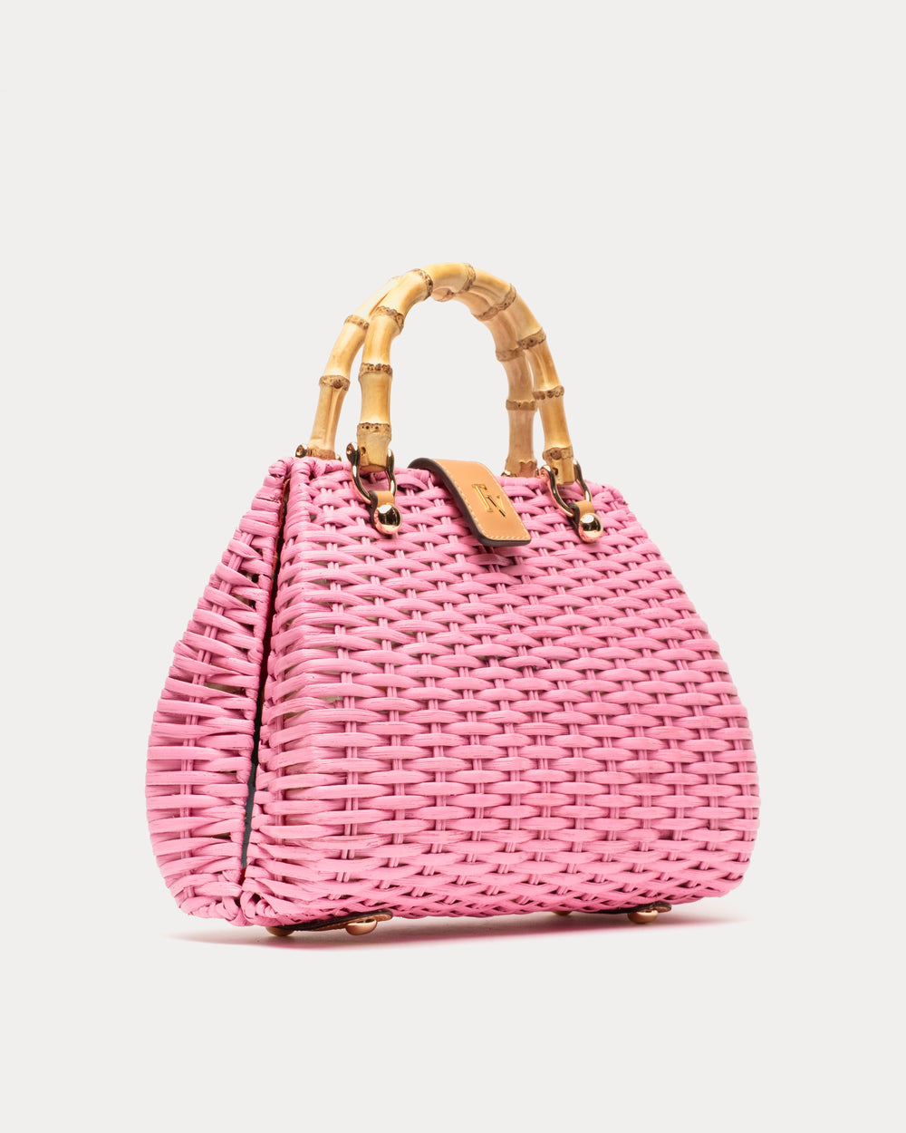 Rooster Wicker Basket - Pink Basket Frances Valentine