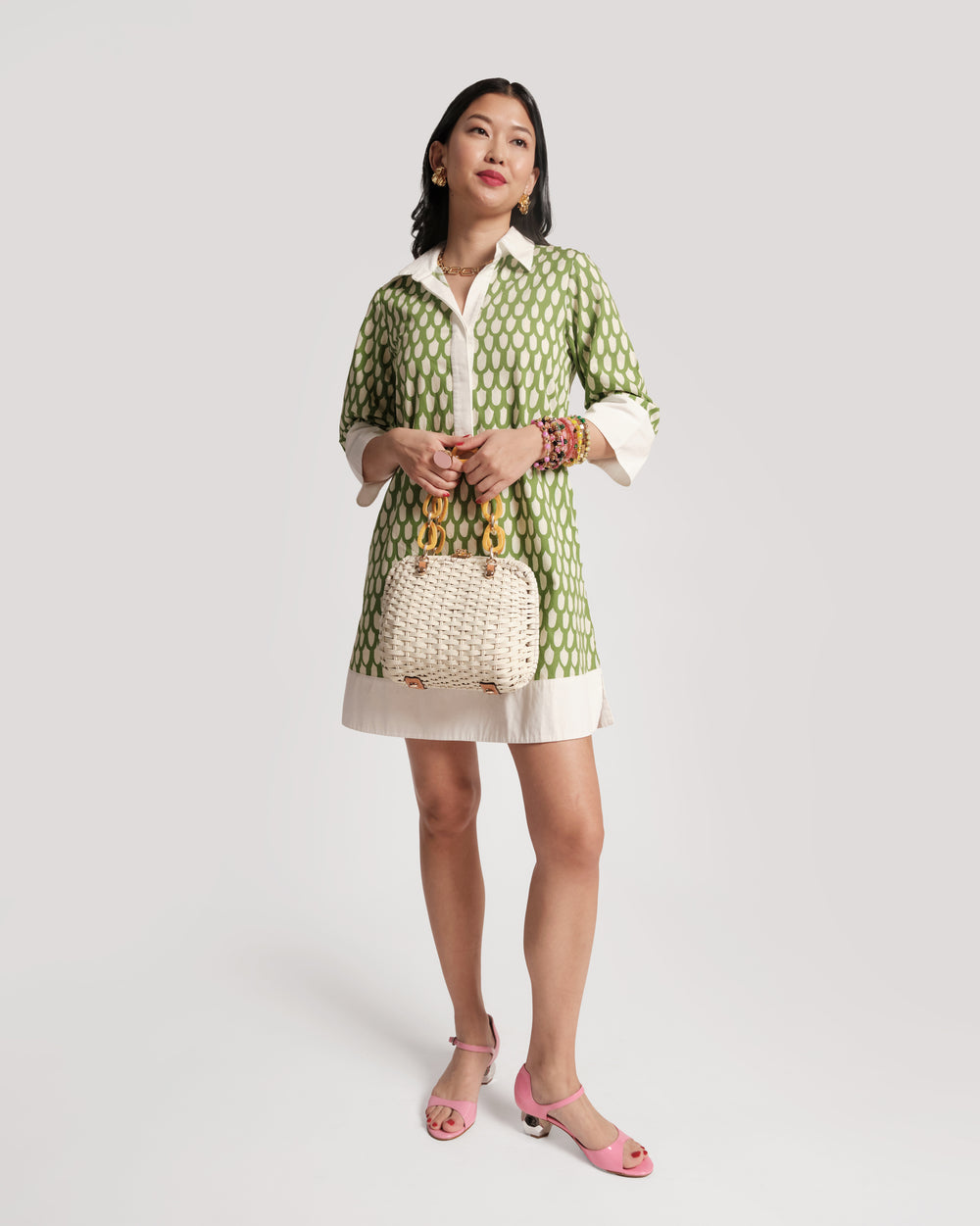 Hen Wicker Bag - Off White Basket Frances Valentine
