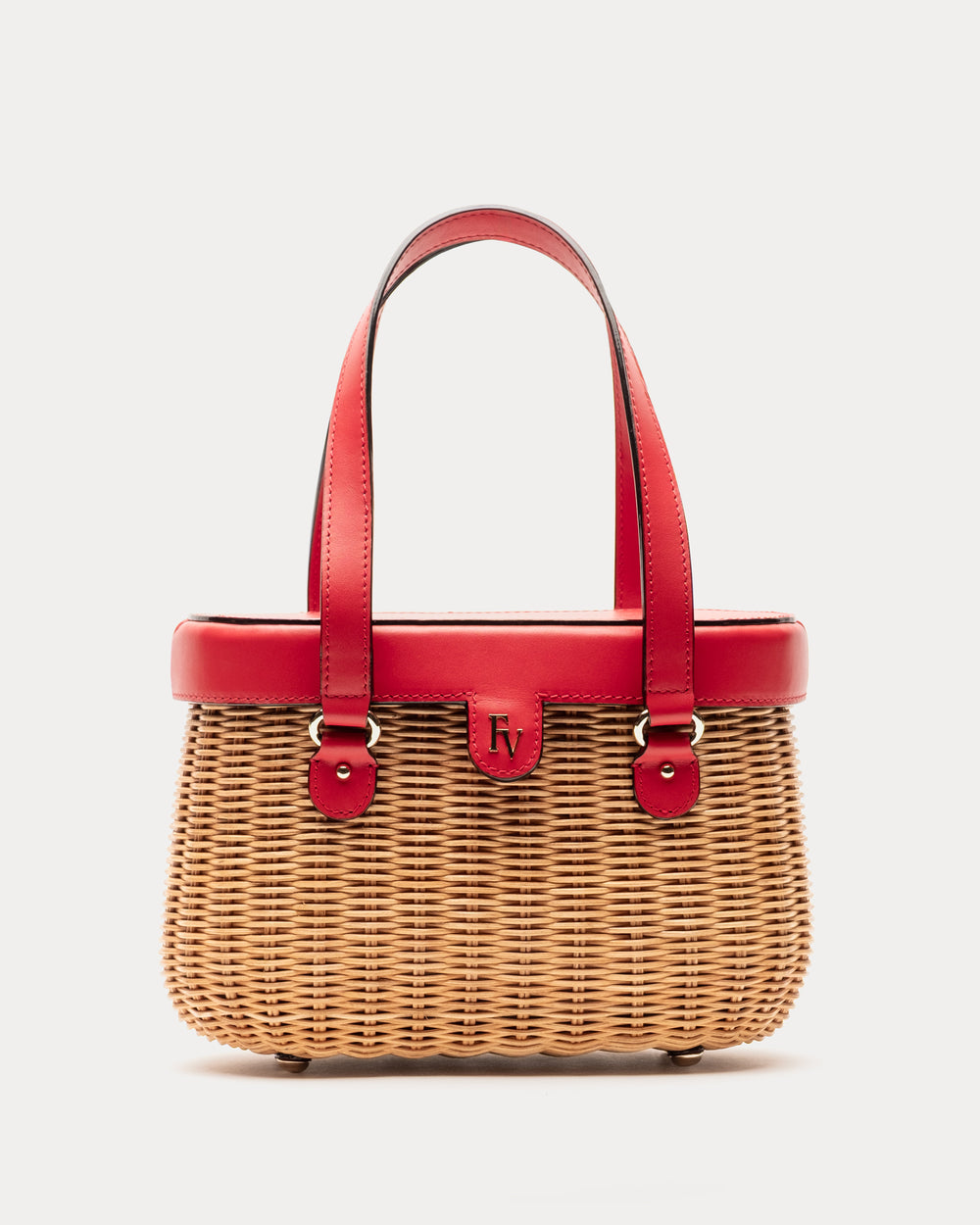 Willow Wicker Basket - Red Basket Frances Valentine