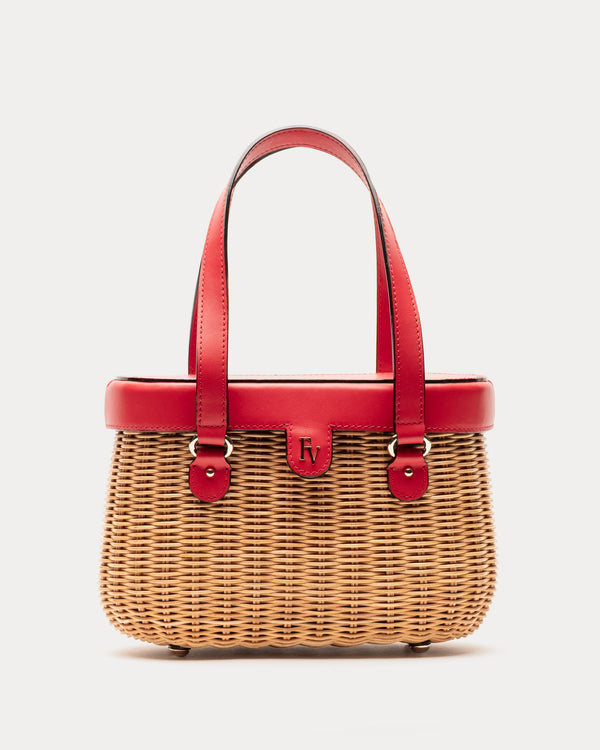 Willow Wicker Basket - Red Basket Frances Valentine