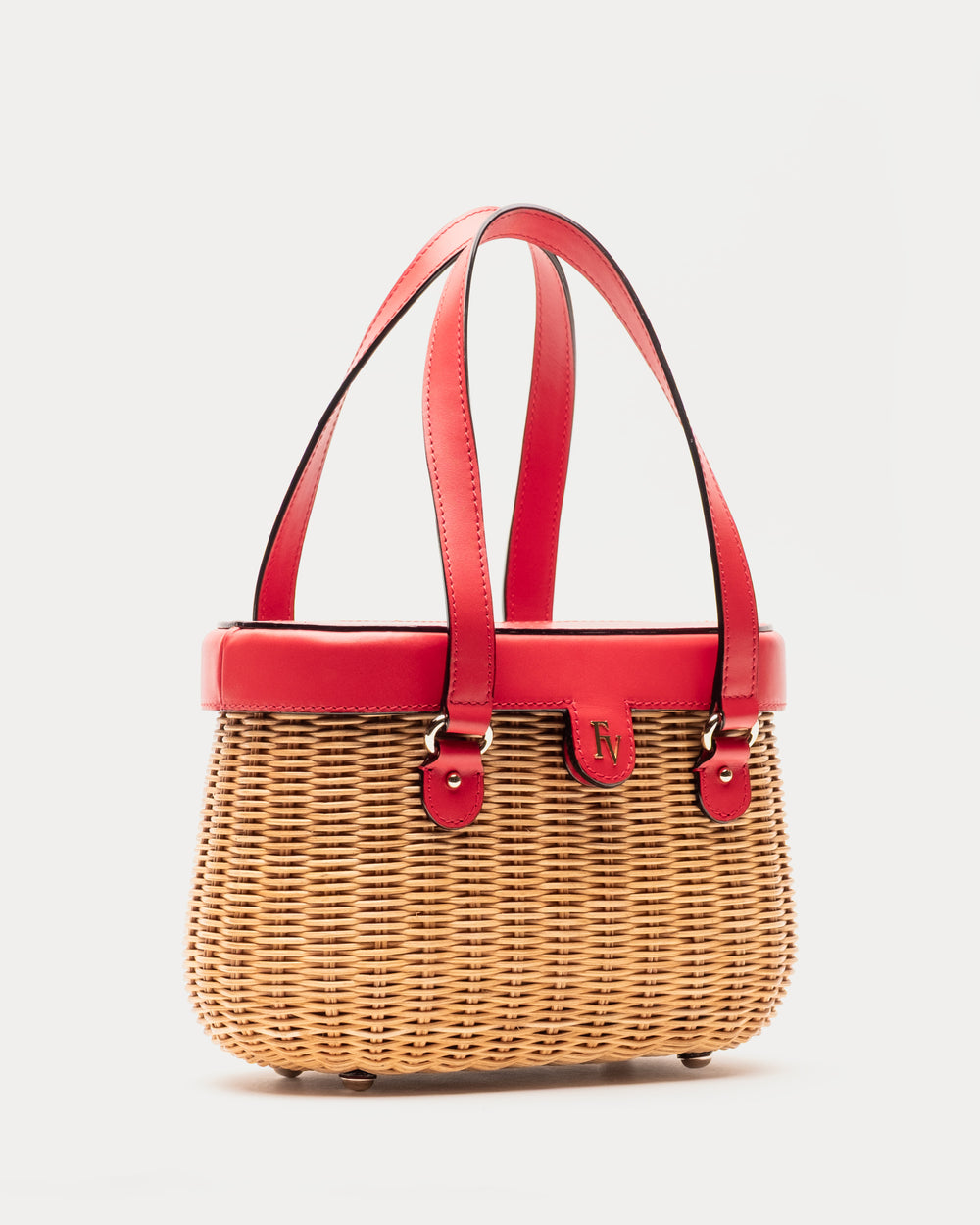 Willow Wicker Basket - Red Basket Frances Valentine