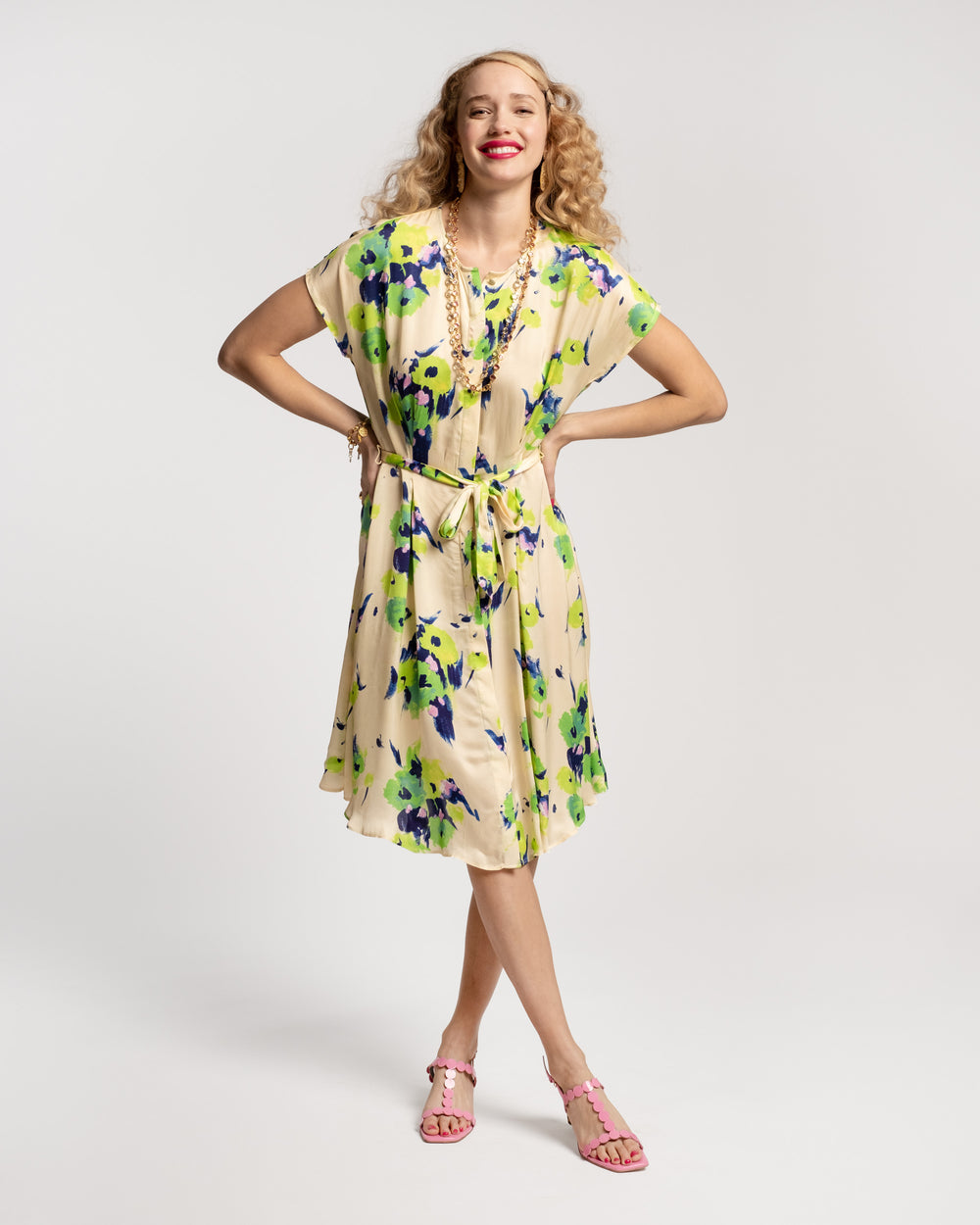 Anna Slope Dress - Tuileries Green Dresses Frances Valentine