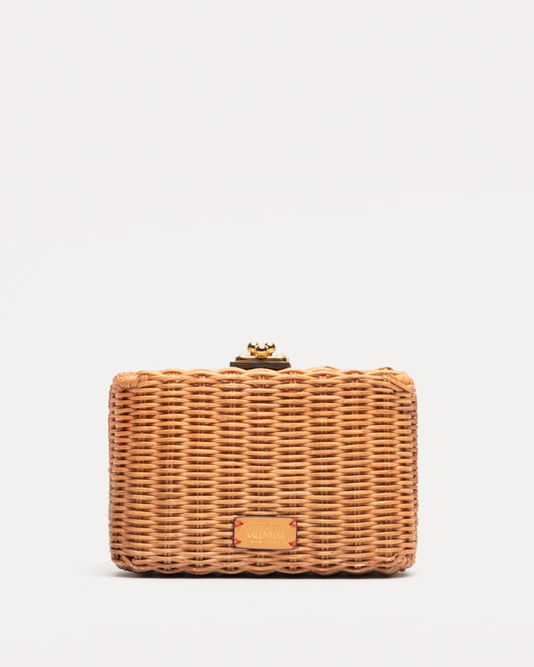Paige Wicker Clutch - Toast Basket Frances Valentine