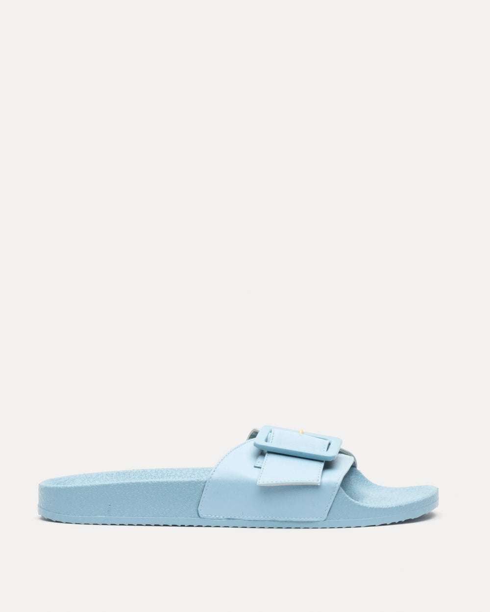 Daisy Slide - Vegan Leather Light Blue Sandals Frances Valentine