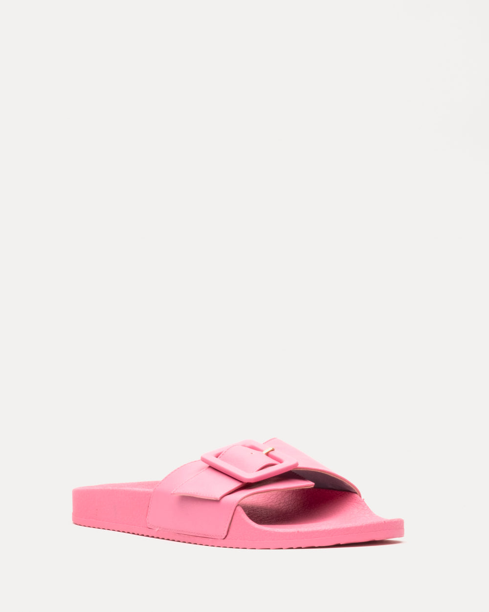 Daisy Slide - Vegan Leather Pink Sandals Frances Valentine
