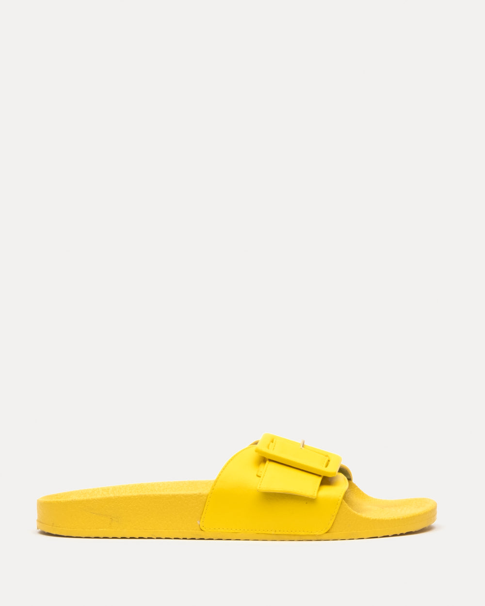 Daisy Slide - Vegan Leather Yellow Sandals Frances Valentine