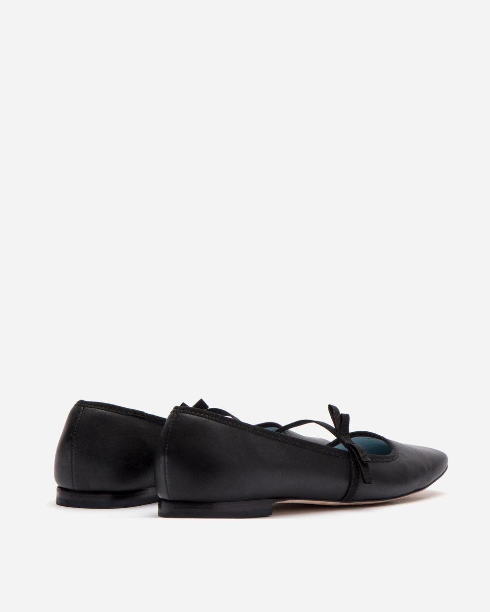 Jude Mary Jane Flat - Leather Black Flats Frances Valentine