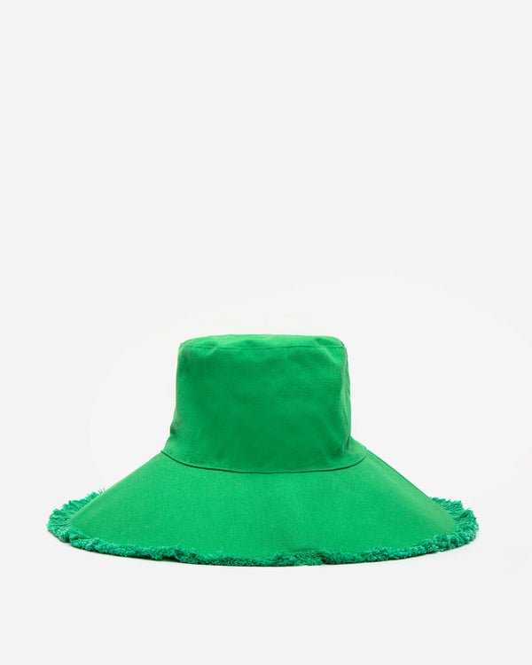 Canvas Fringe Hat - Green Hat Hat Attack