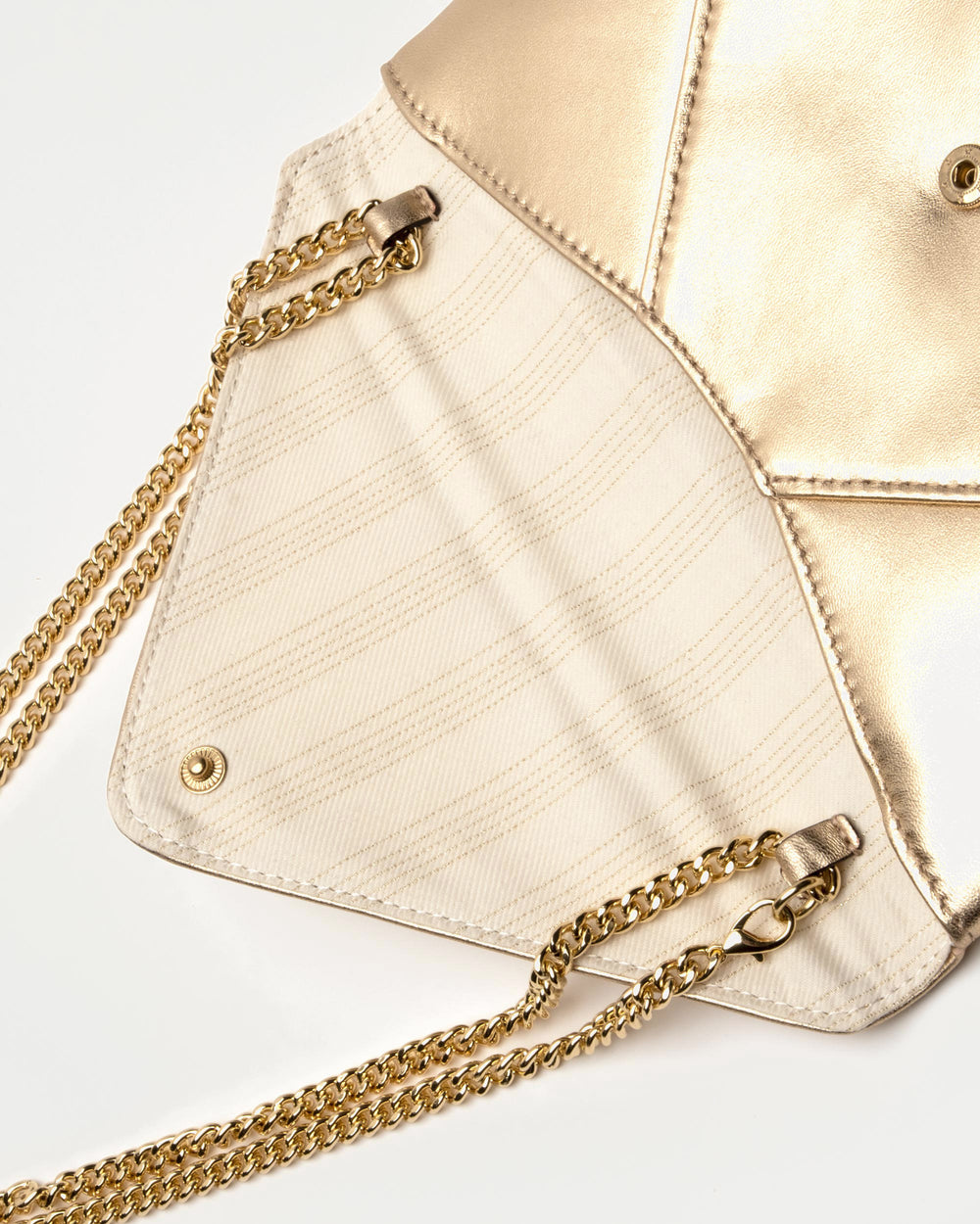 Evie Envelope Clutch - Platino Clutch Frances Valentine