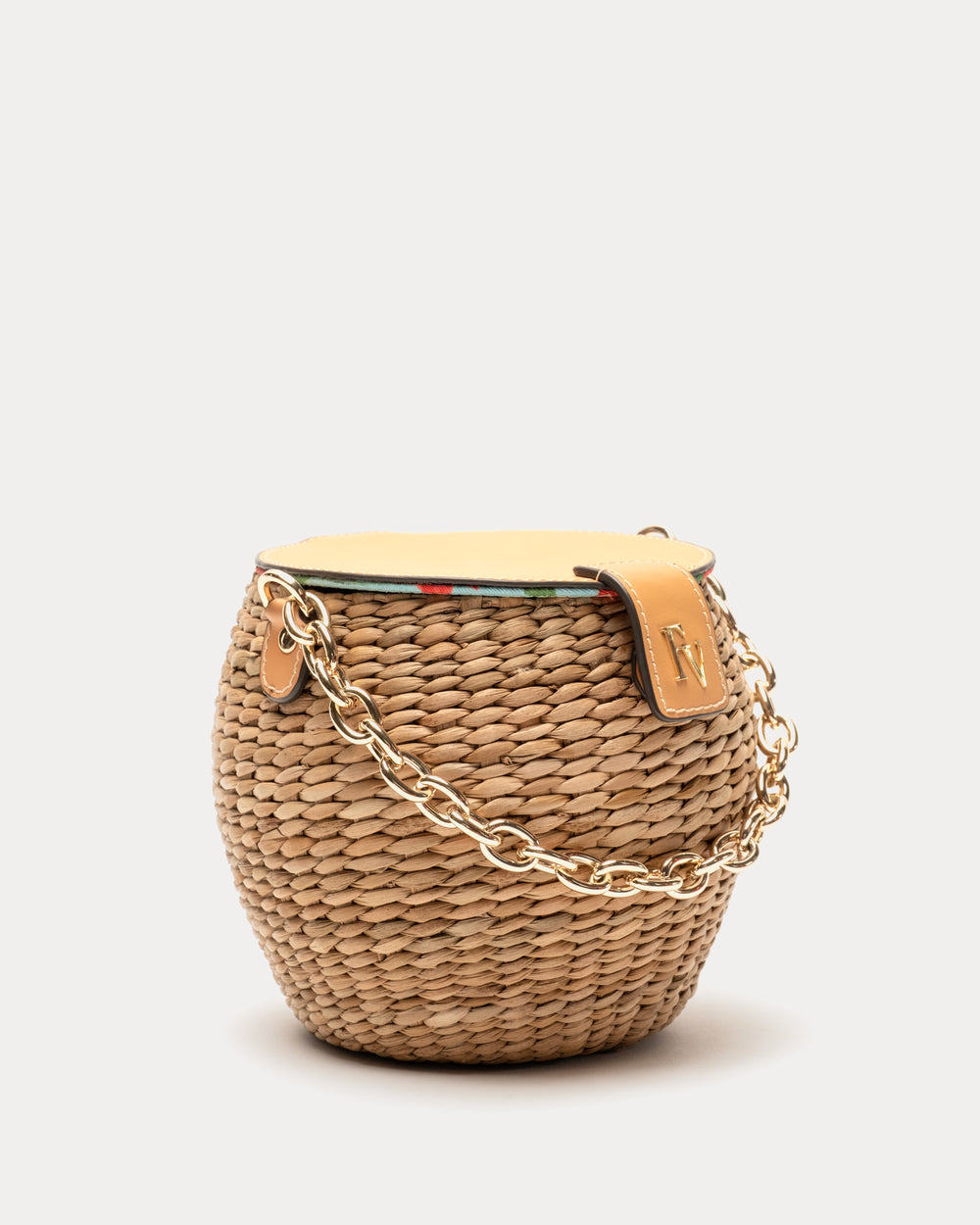Honeypot Wicker Basket Vachetta Natural Basket Frances Valentine