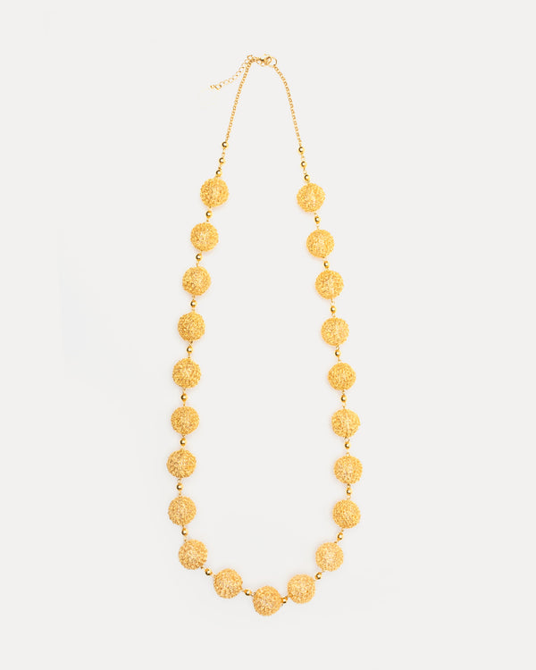 Large Crochet Spheres Necklace Necklace Lavish
