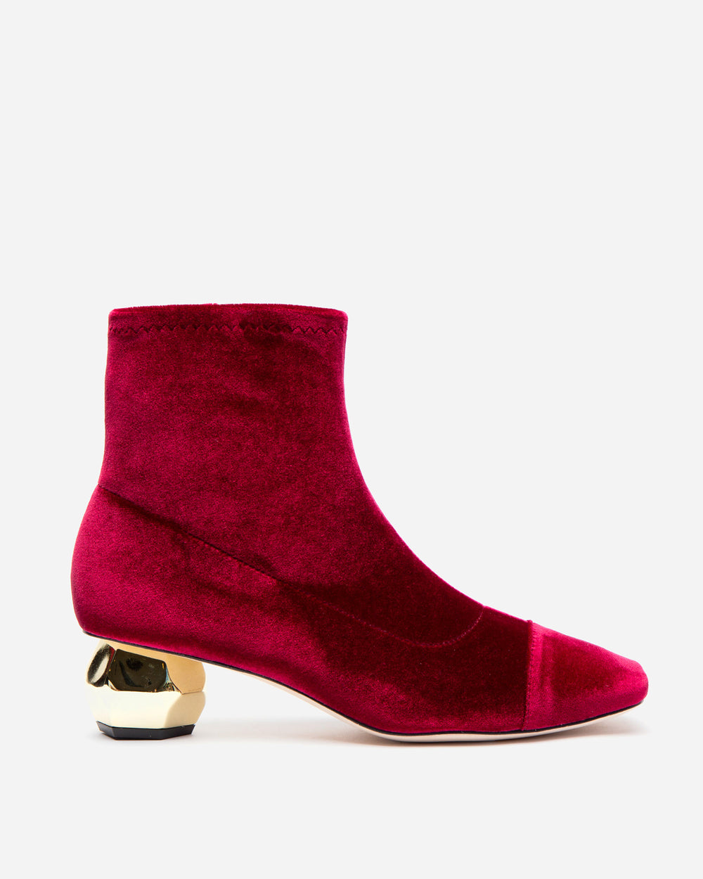 Marnie Boot - Velvet Berry Boots Frances Valentine