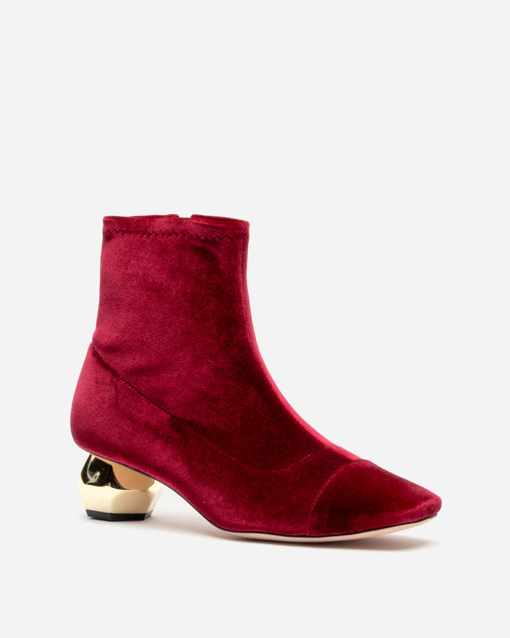 Marnie Boot - Velvet Berry Boots Frances Valentine