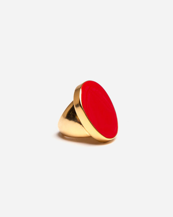 Enamel Palette Ring - Red Ring KJL