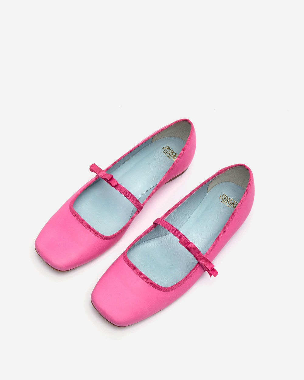 Jude Mary Jane Flat - Leather Pink Flats Frances Valentine