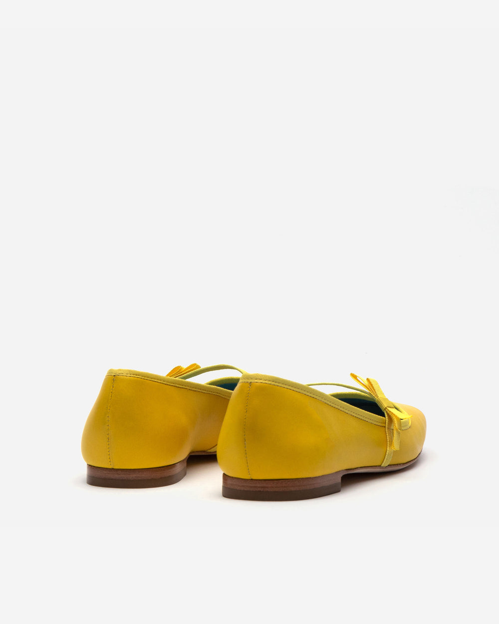 Jude Mary Jane Flat - Leather Canary Flats Frances Valentine