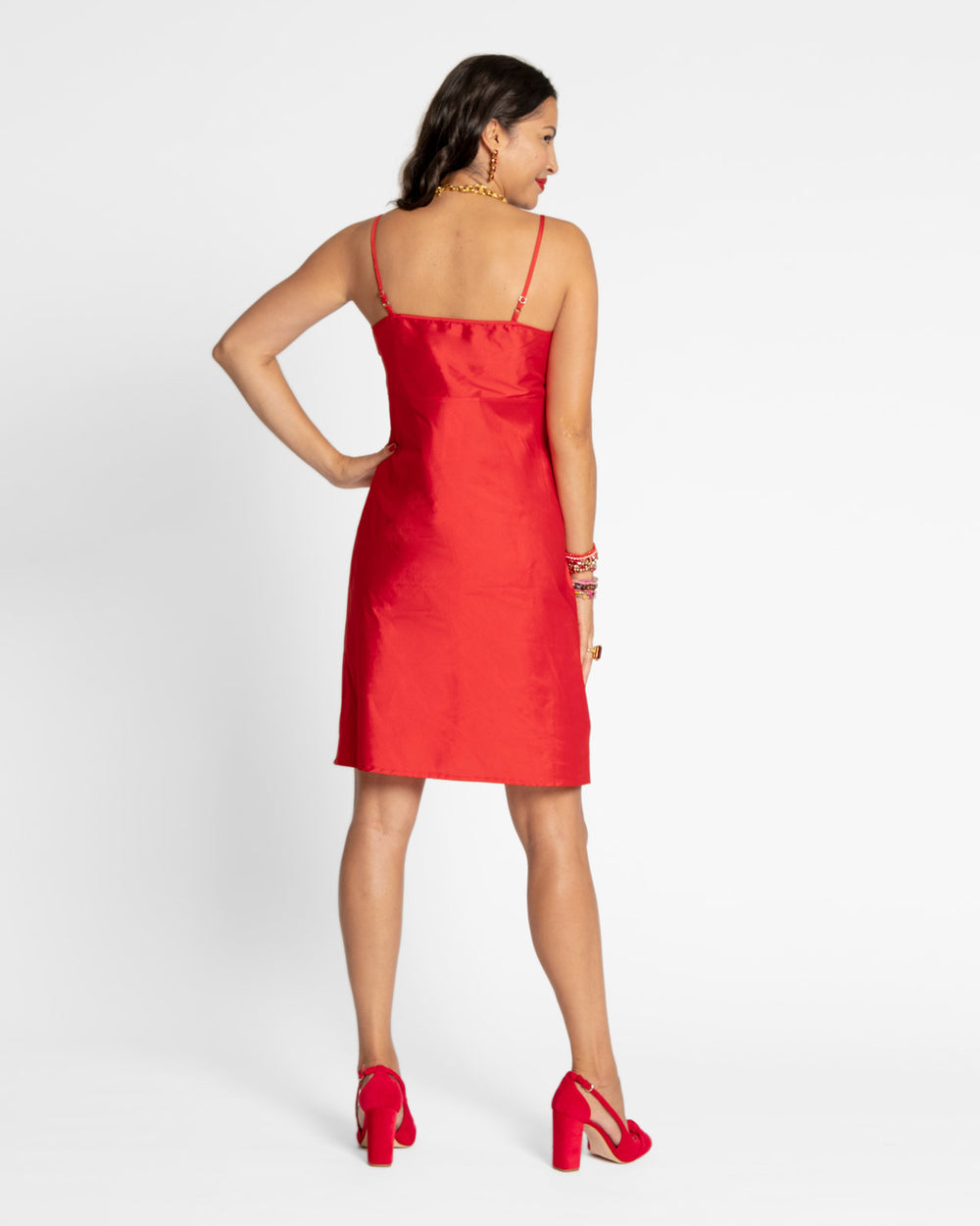 Slip Dress - Red Dresses Frances Valentine