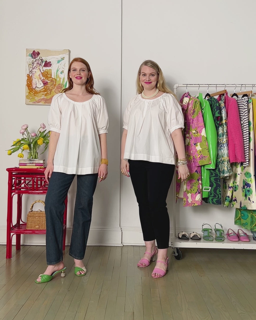 Zonda Top - White Tops Frances Valentine