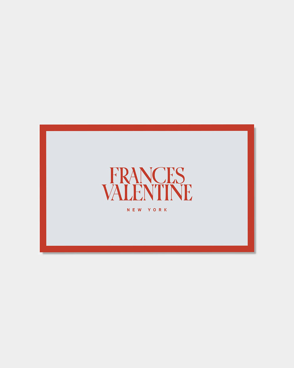 Gift Card Gift Card Frances Valentine