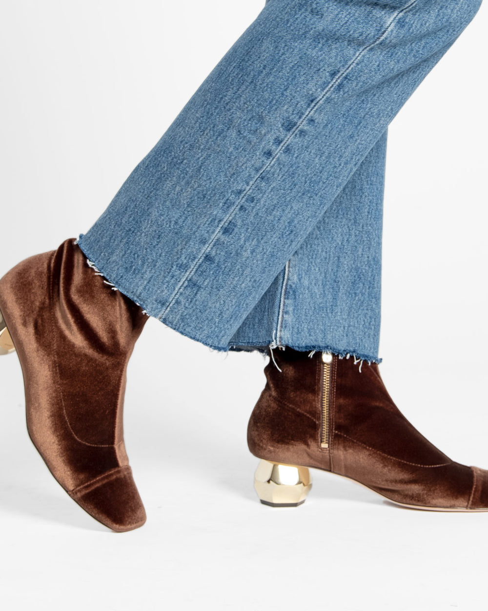 Marnie Boot - Velvet Chocolate Boots Frances Valentine