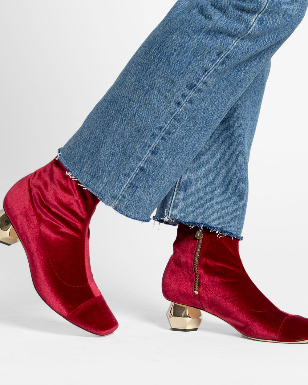 Marnie Boot - Velvet Berry Boots Frances Valentine