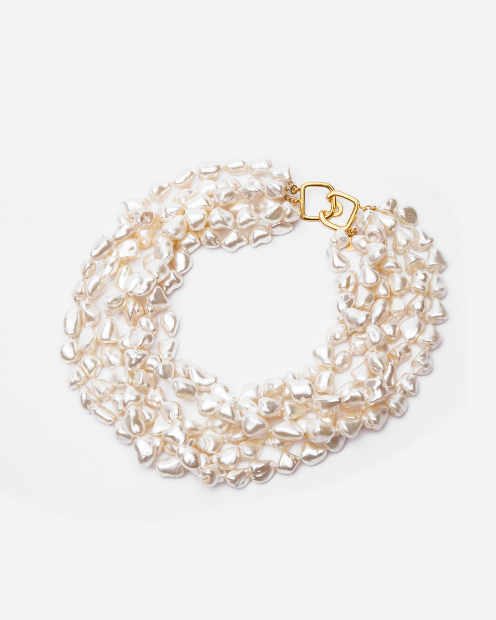 Multi Strand Pearl Necklace Necklace KJL