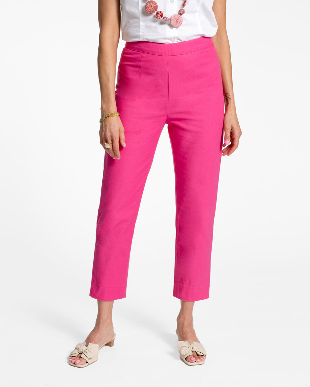 Lucy Cigarette Pant Cotton Stretch Pants Frances Valentine