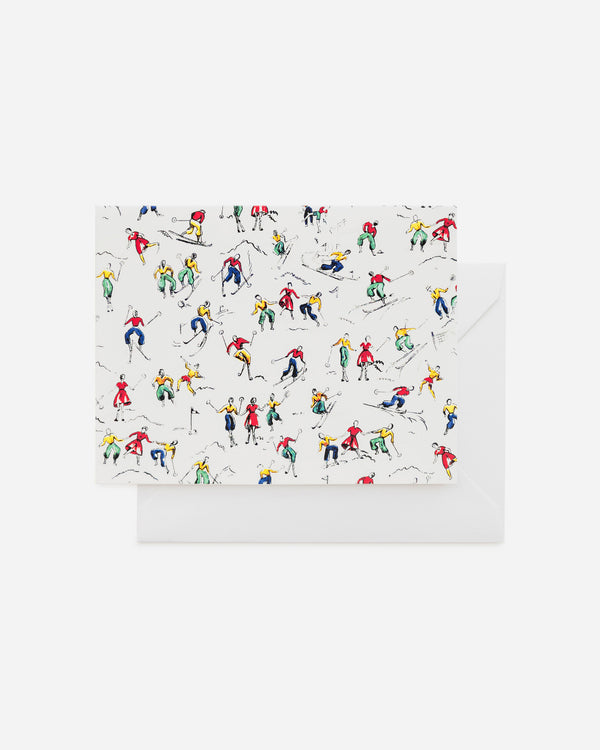 Frances Valentine x Sugar Paper Note Set Skiers Stationery Frances Valentine