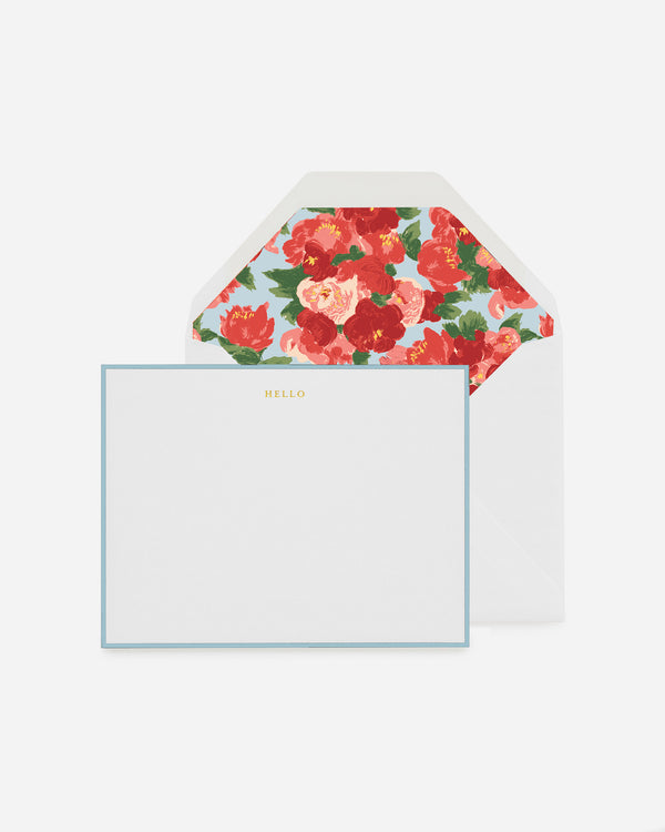 Frances Valentine x Sugar Paper Note Set - Peony Print Frances Valentine